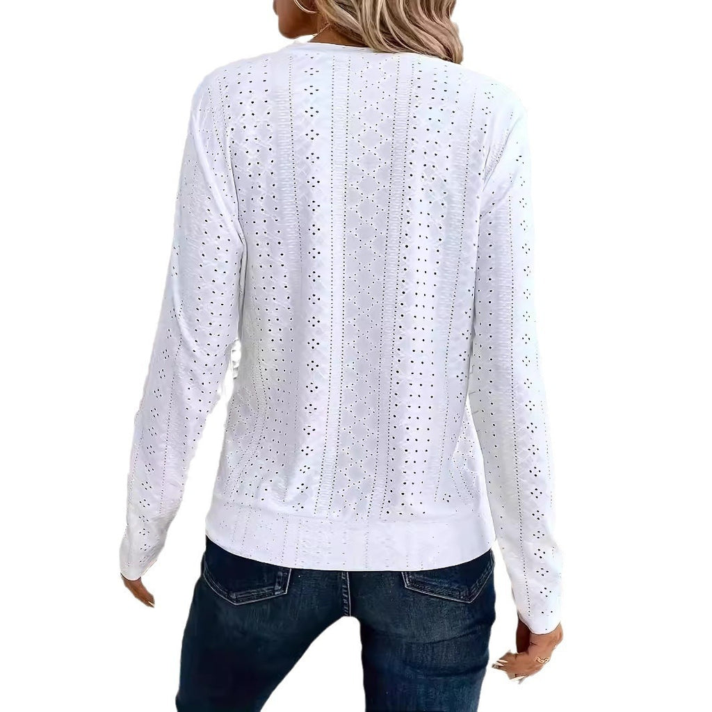 Women's Crew Neck Casual Long Sleeve