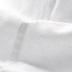 Summer Japanese Casual Square Collar Linen Short Sleeve Shirt