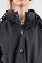 Windbreaker Mid-length Loose Long-sleeved Jacket