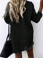 A Multifunctional Denim Jacket For Women's Denim Clothing